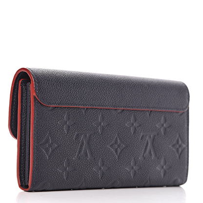 Louis Vuitton Empreinte Pont-Neuf Wallet Marine Rouge 3 of 8