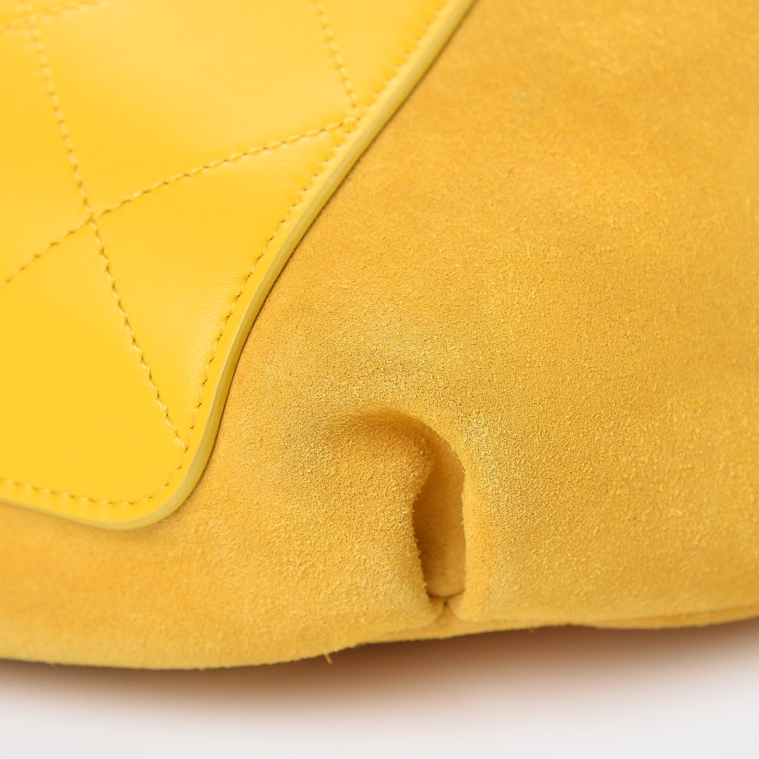 Chanel X PHARRELL WILLIAMS Suede Lambskin Oversized Waist Belt Bag Jaune Yellow 14 of 15