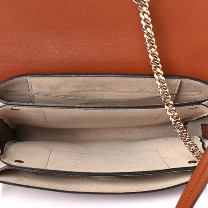 Chloe Suede Calfskin Small Faye Shoulder Bag Tobacco 4 of 7