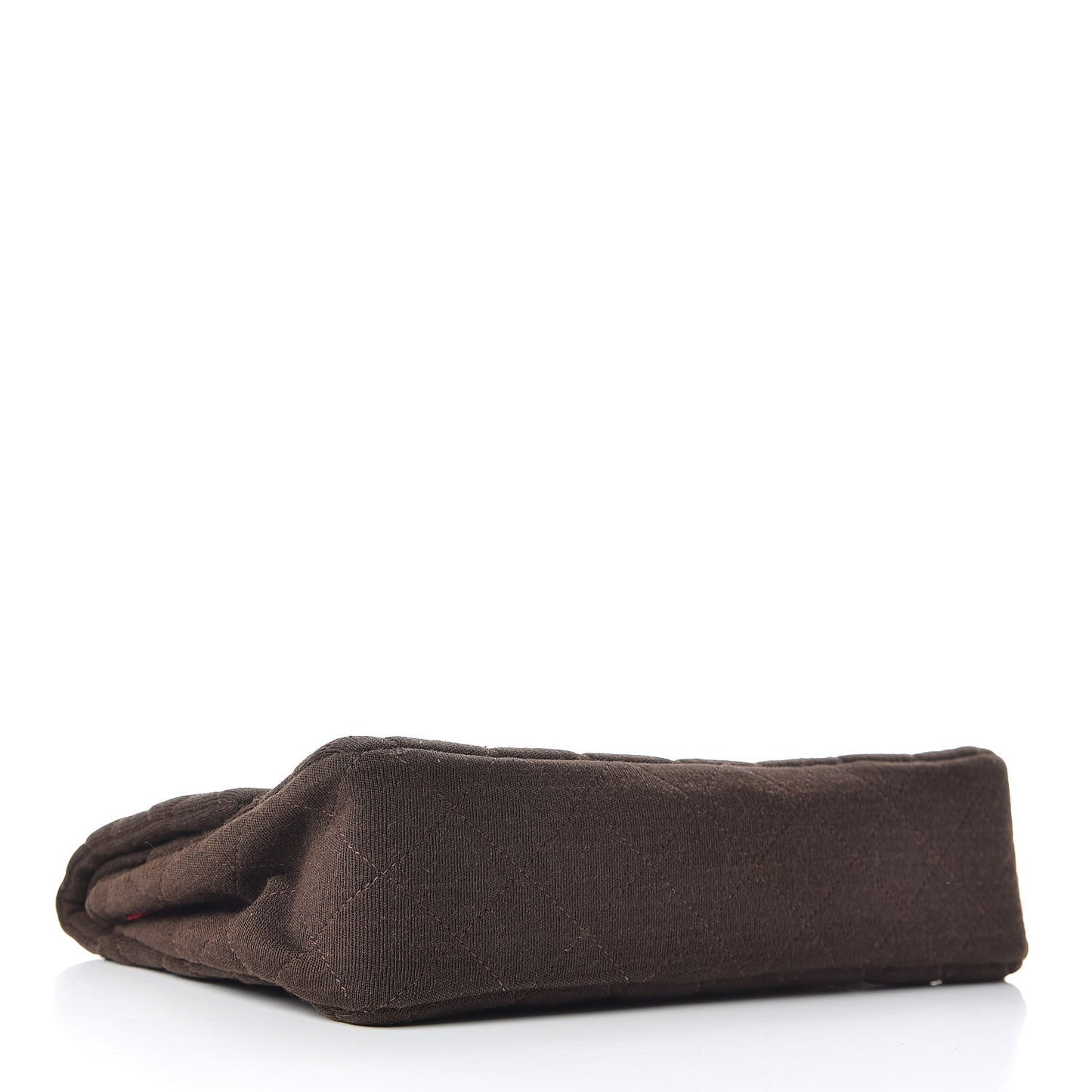 Jersey Quilted Small Double Flap Brown