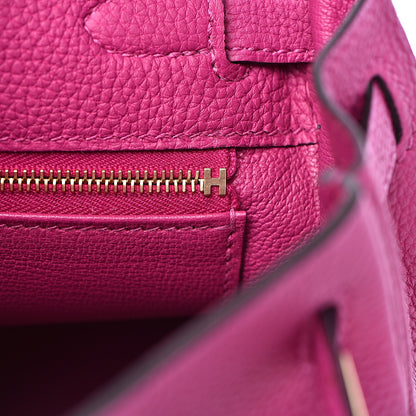 Hermes Togo Kelly Retourne 25 Rose Pourpre 11 of 30