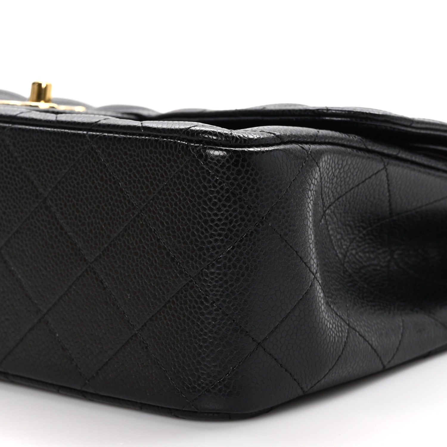 Chanel Caviar Quilted Jumbo Double Flap Black 10 of 11