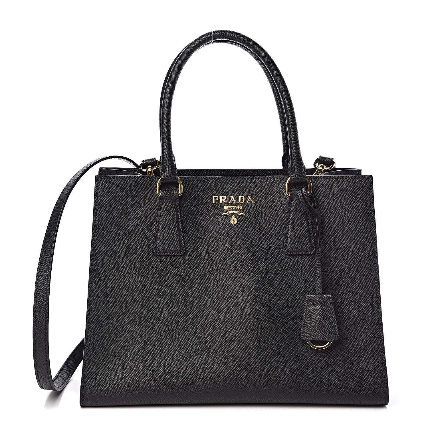 Prada Saffiano Tote Black 1 of 9
