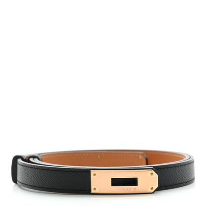 Hermes Epsom Kelly Belt Black 1 of 5