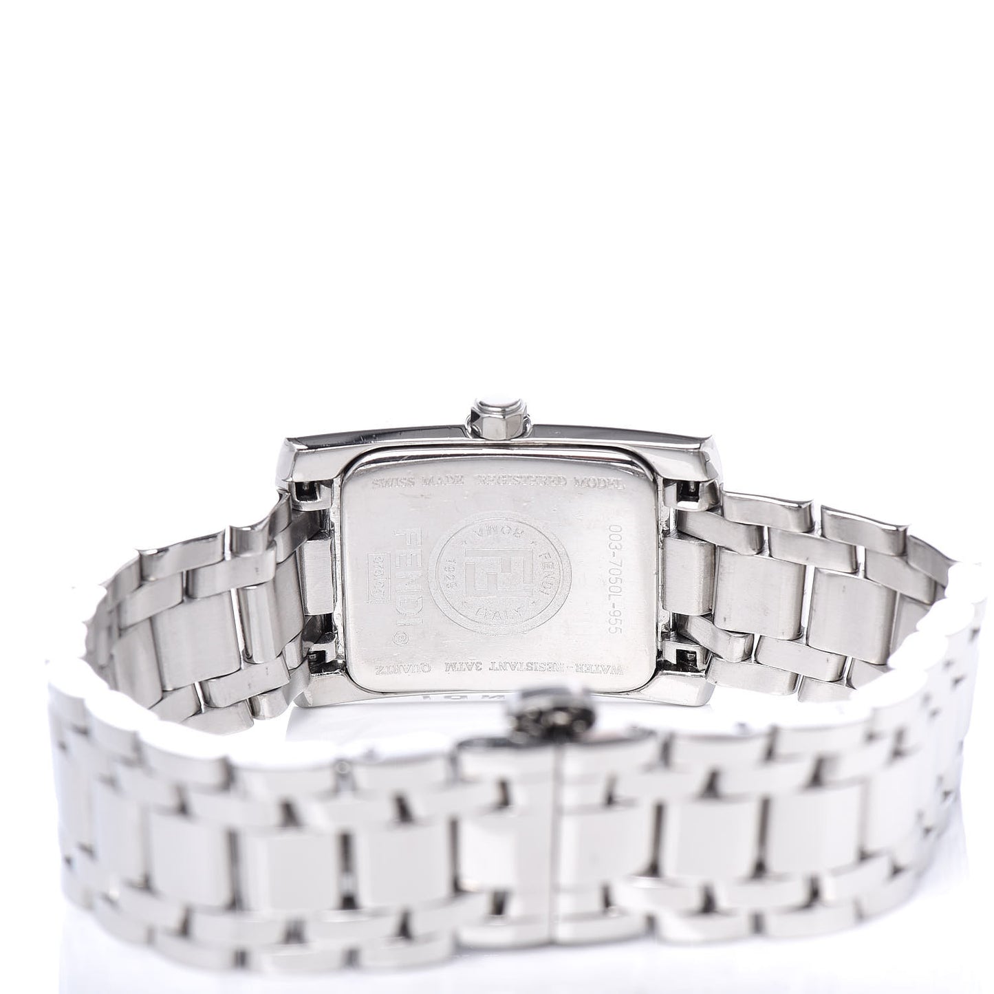Stainless Steel 21mm Quartz Watch Black