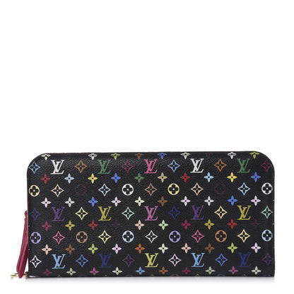 Louis Vuitton Monogram Multicolor Insolite Wallet Black Grenade 1 of 9