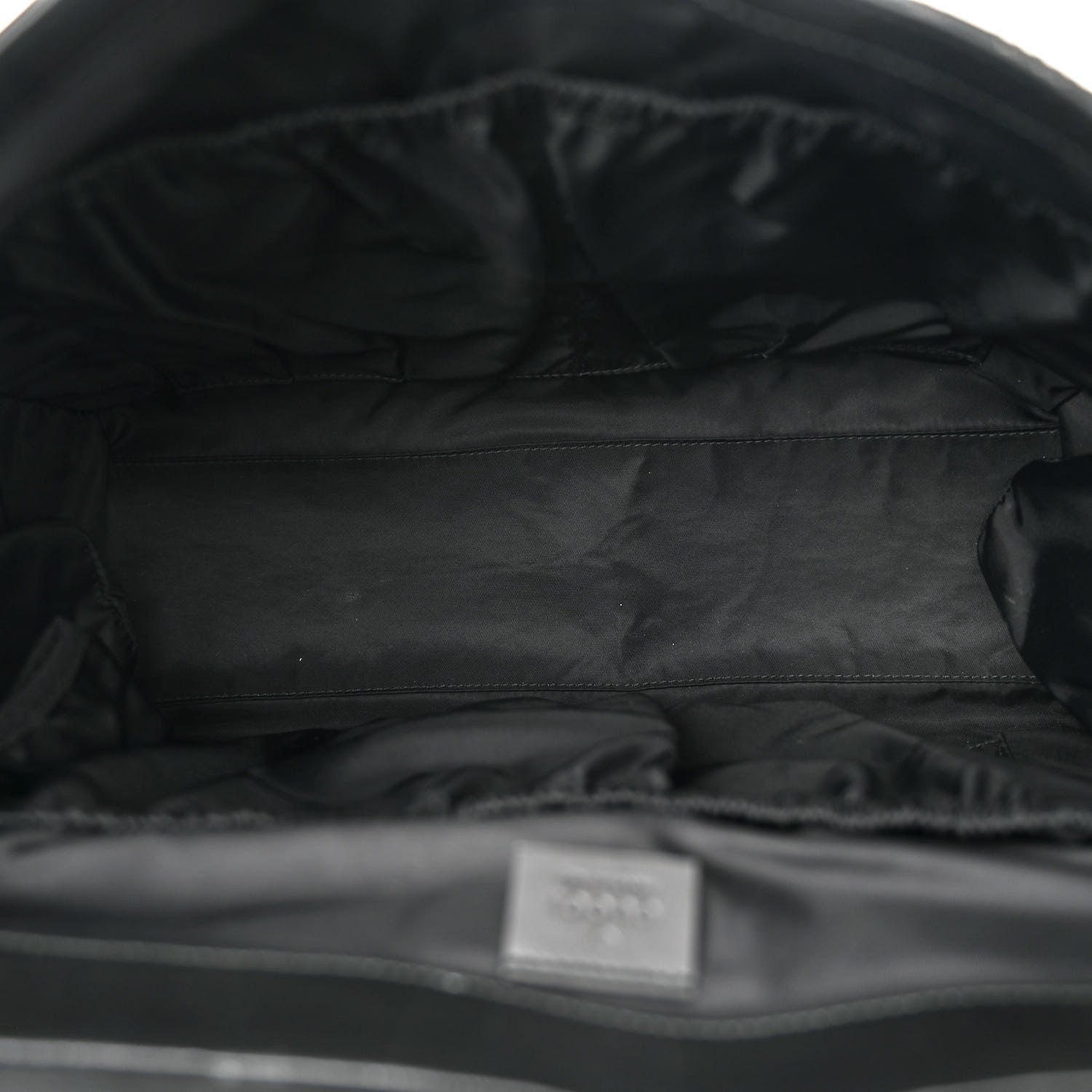 Gucci GG Supreme Monogram Web Messenger Diaper Bag Black Grey 6 of 11