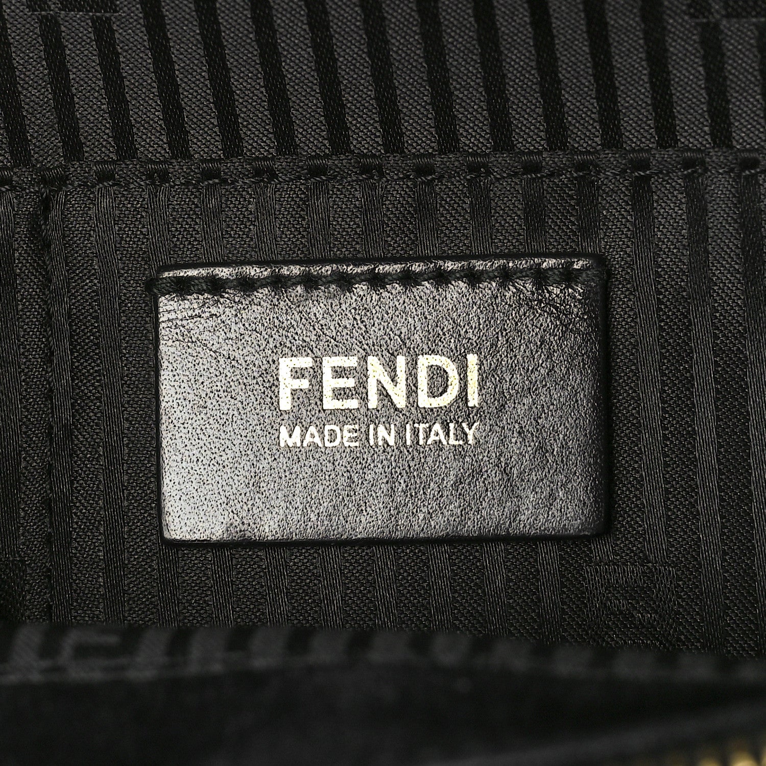 Fendi Vitello Elite Regular 2Jours Tote Black 6 of 13