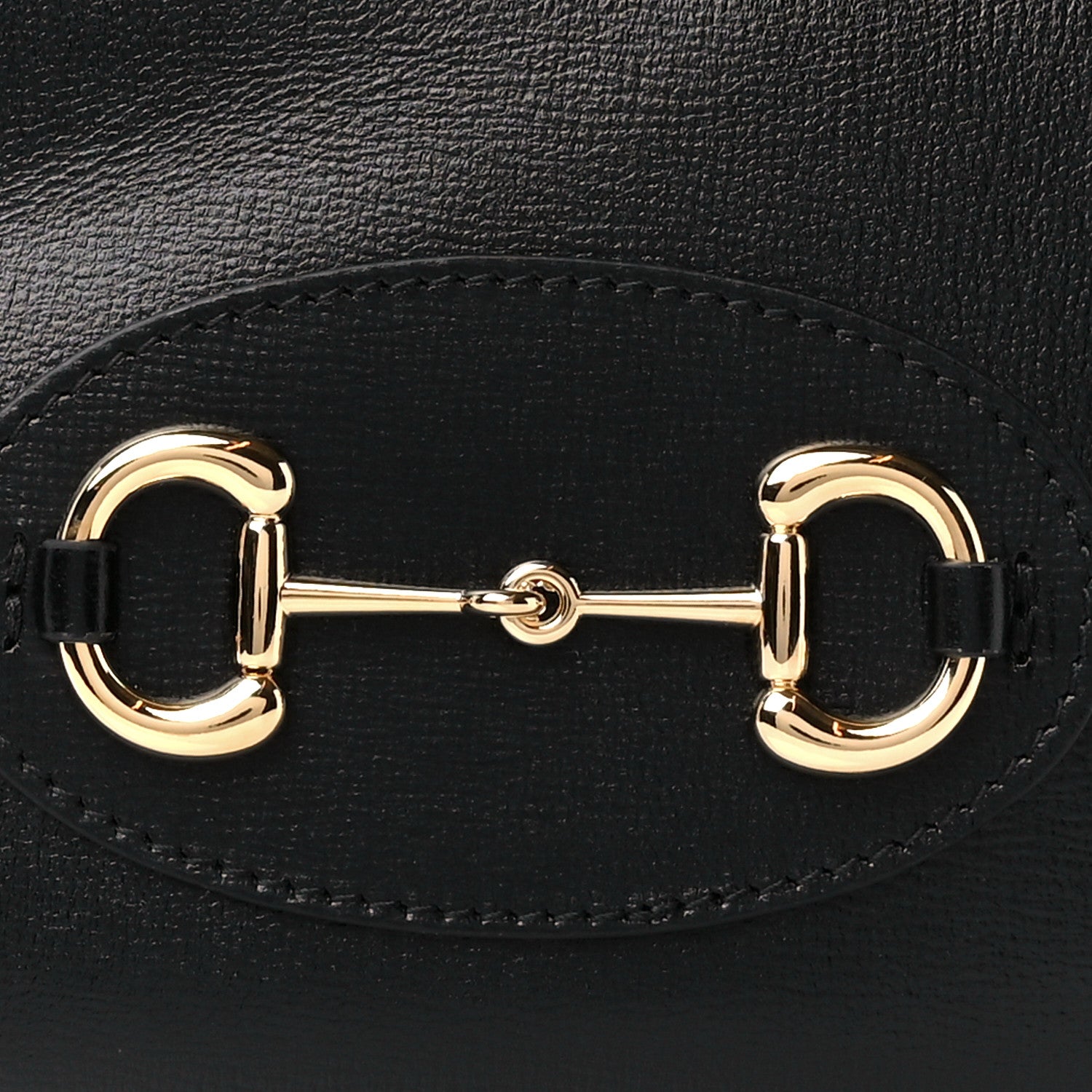 Gucci Calfskin Mini Horsebit 1955 Camera Shoulder Bag  Black 8 of 10