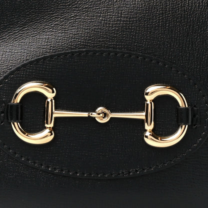 Gucci Calfskin Mini Horsebit 1955 Camera Shoulder Bag  Black 8 of 10