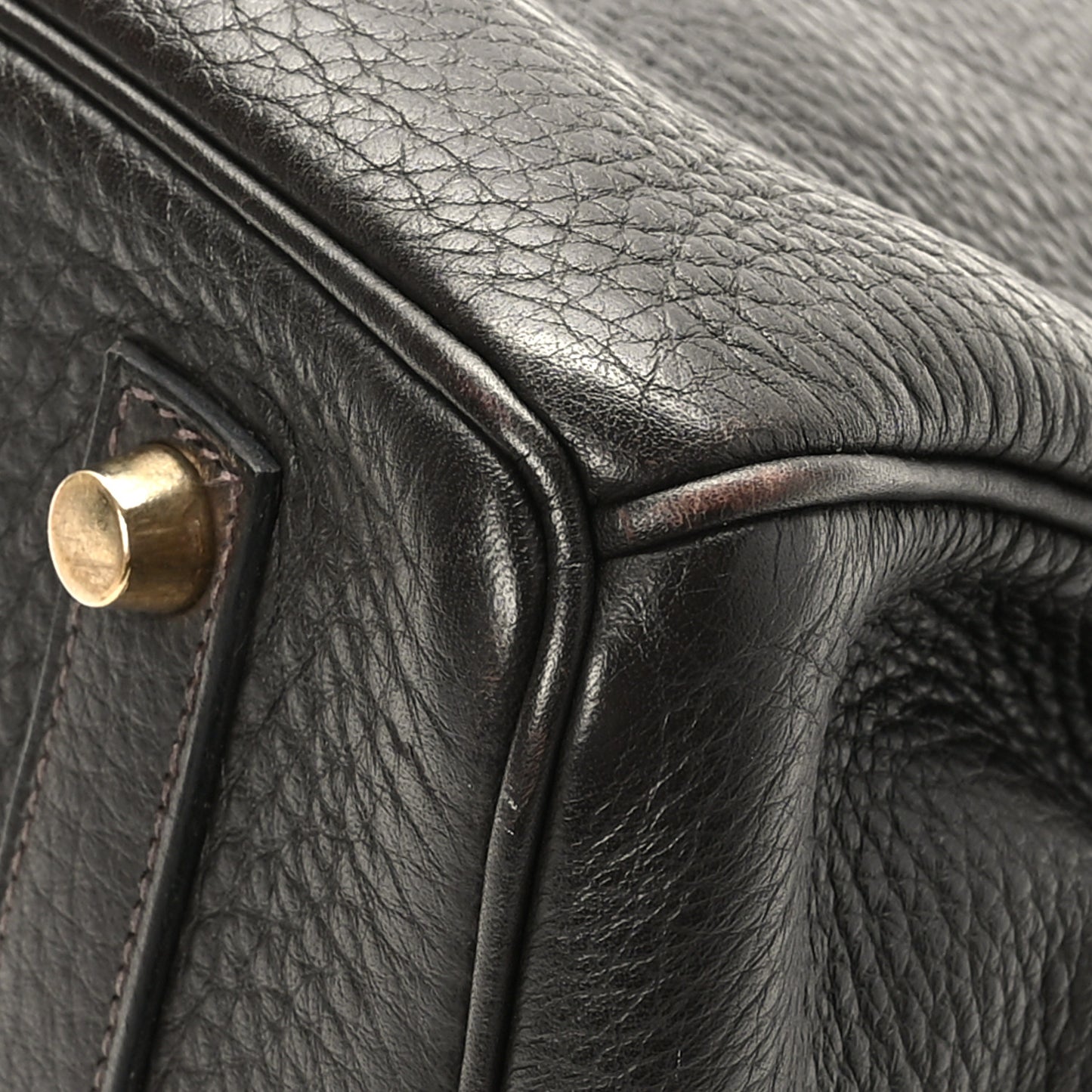 Taurillon Clemence Birkin 35 Chocolate