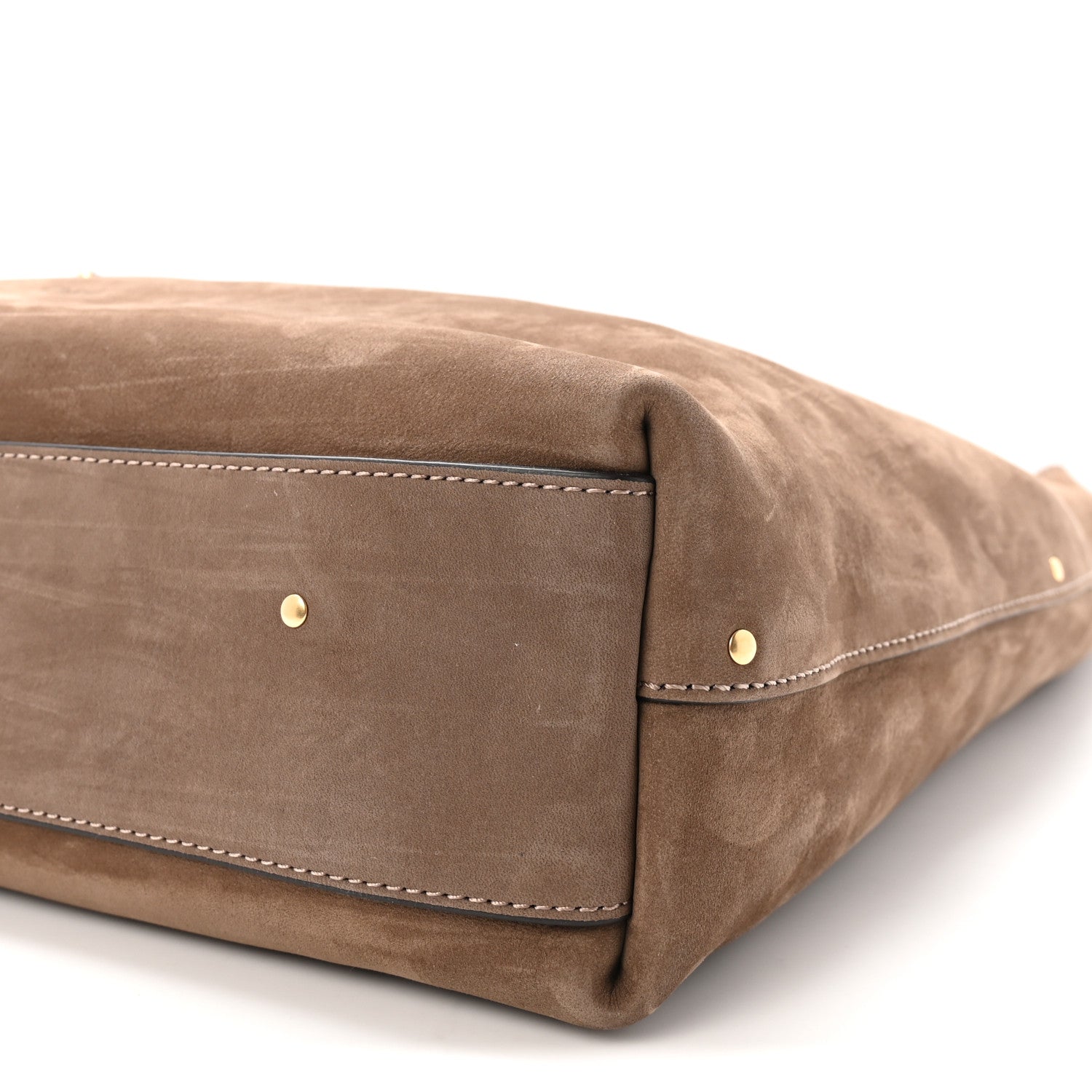 Chloe Suede Calfskin Marcie Hobo Bag Flannel Grey 9 of 9