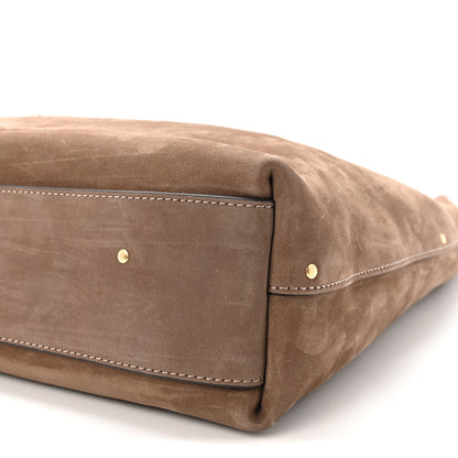 Chloe Suede Calfskin Marcie Hobo Bag Flannel Grey 9 of 9