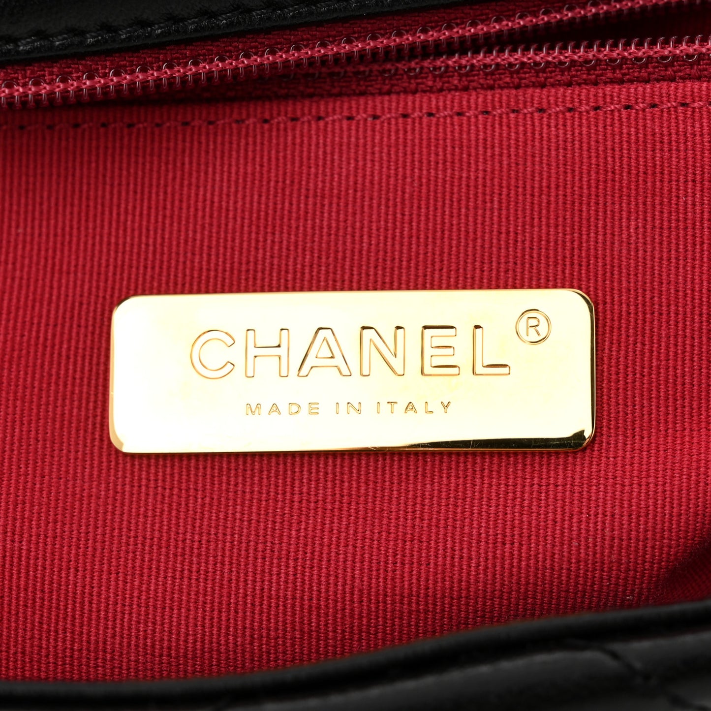 Lambskin Quilted Medium Chanel 19 Flap Black