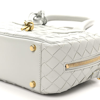 Bottega Veneta Lambskin Intrecciato Small Getaway Agate Grey 9 of 9