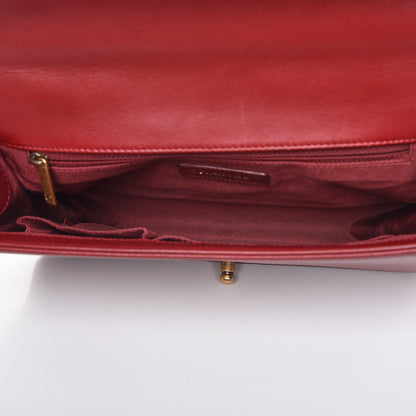 Chanel Lambskin Quilted New Medium Boy Flap Red 6 of 15