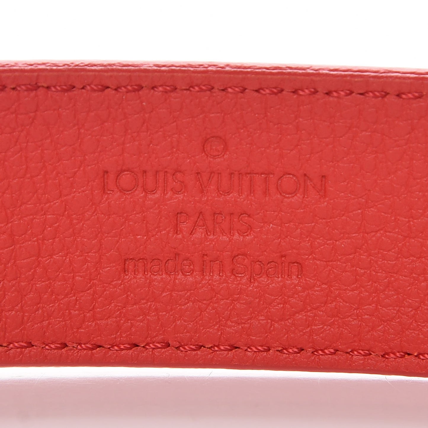 Epi 30mm LV Twist Belt 85 34 Coquelicot