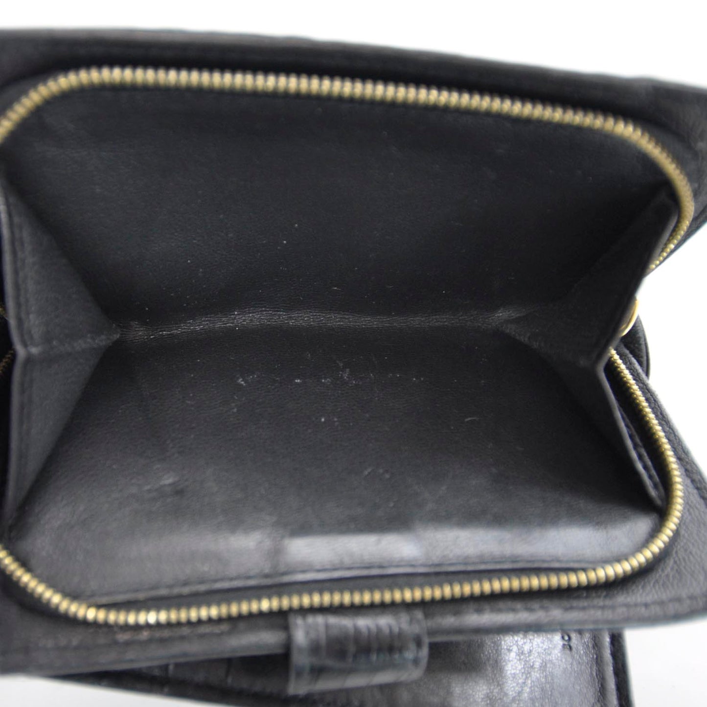 Crocodile Clutch Wallet Black