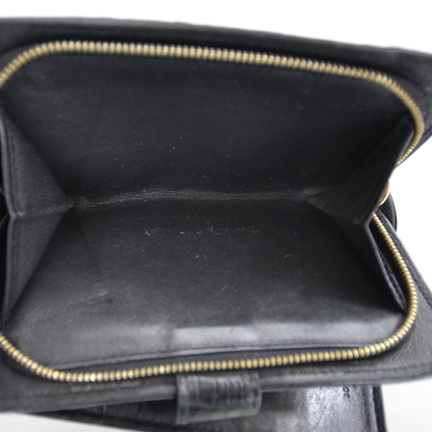 Bottega Veneta Crocodile Clutch Wallet Black 8 of 12