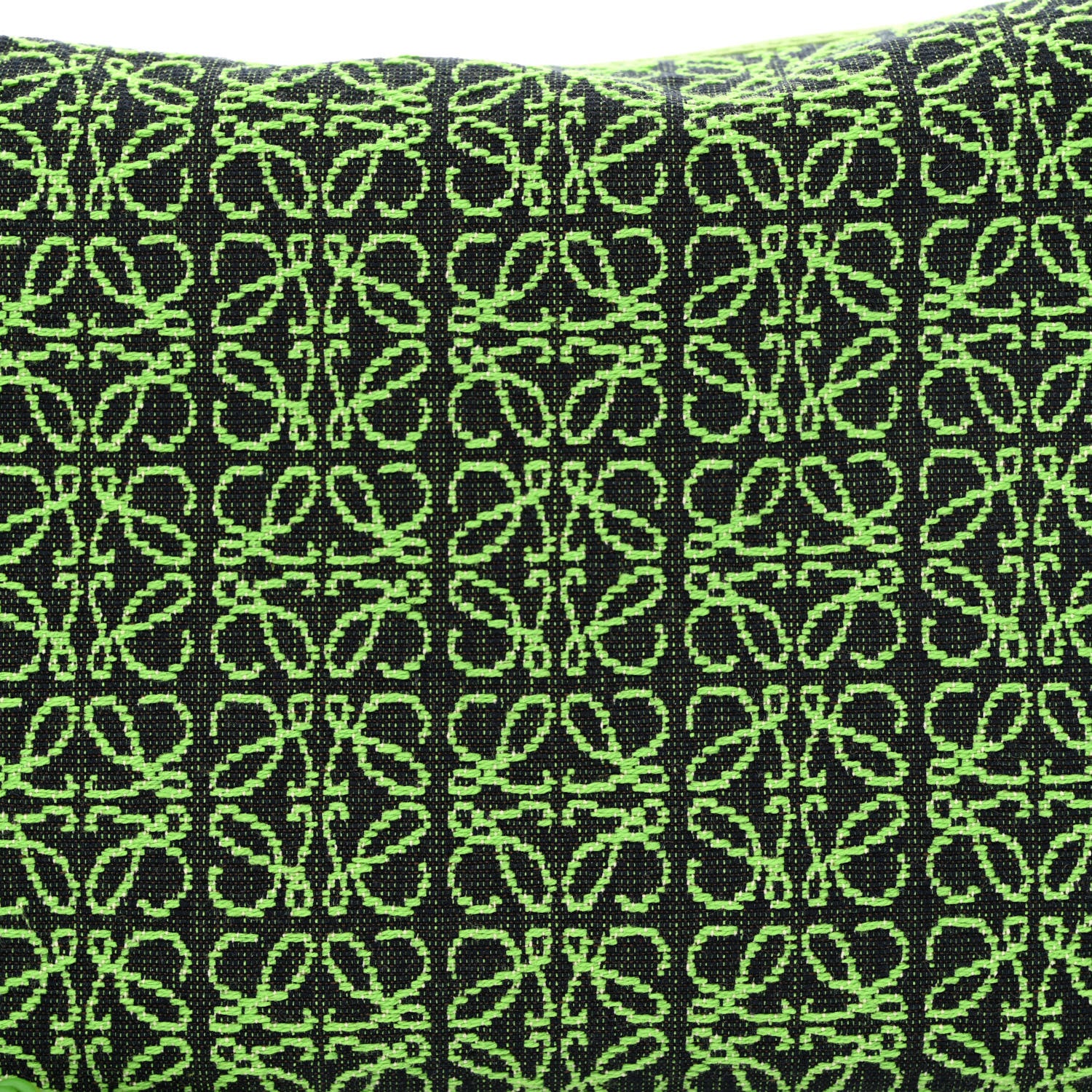 Loewe Jacquard Anagram Calfskin Small Cubi Bag Apple Green 8 of 11