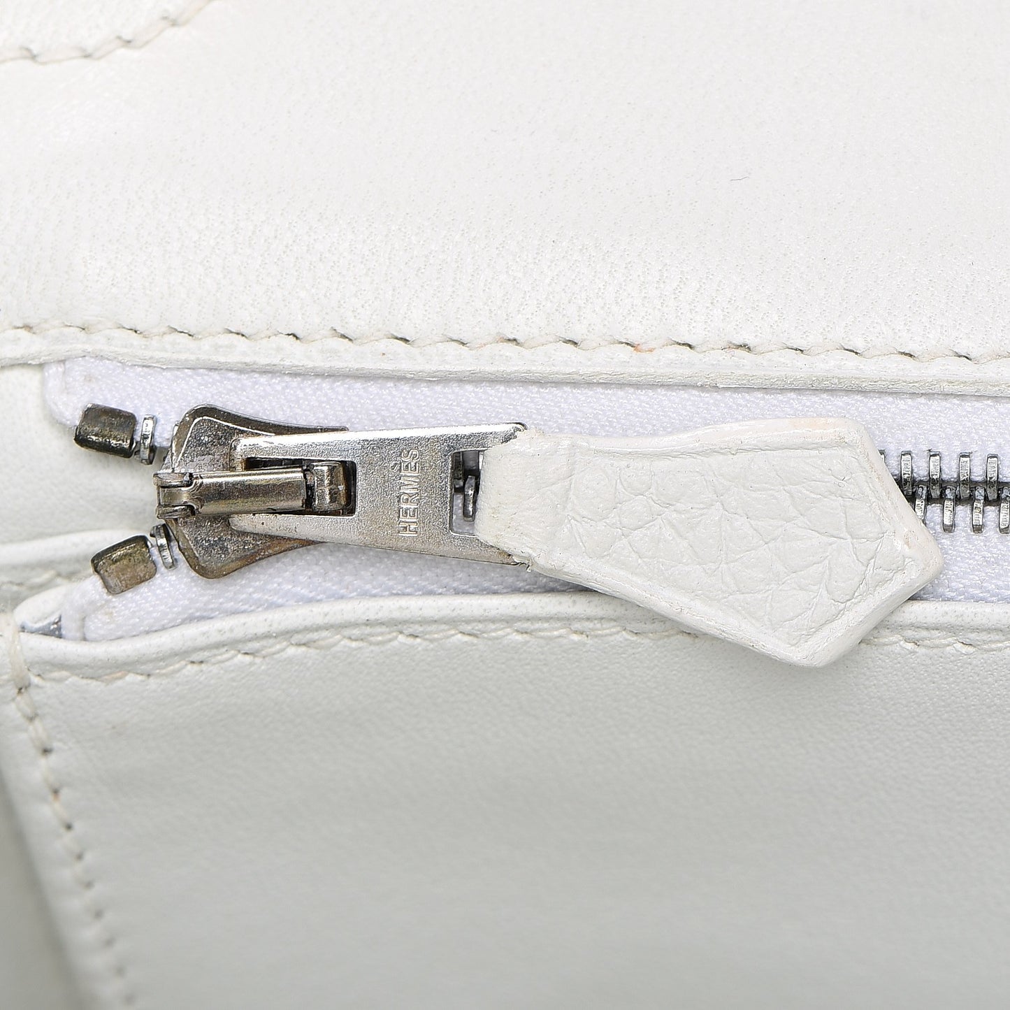 Taurillon Clemence Birkin 30 White