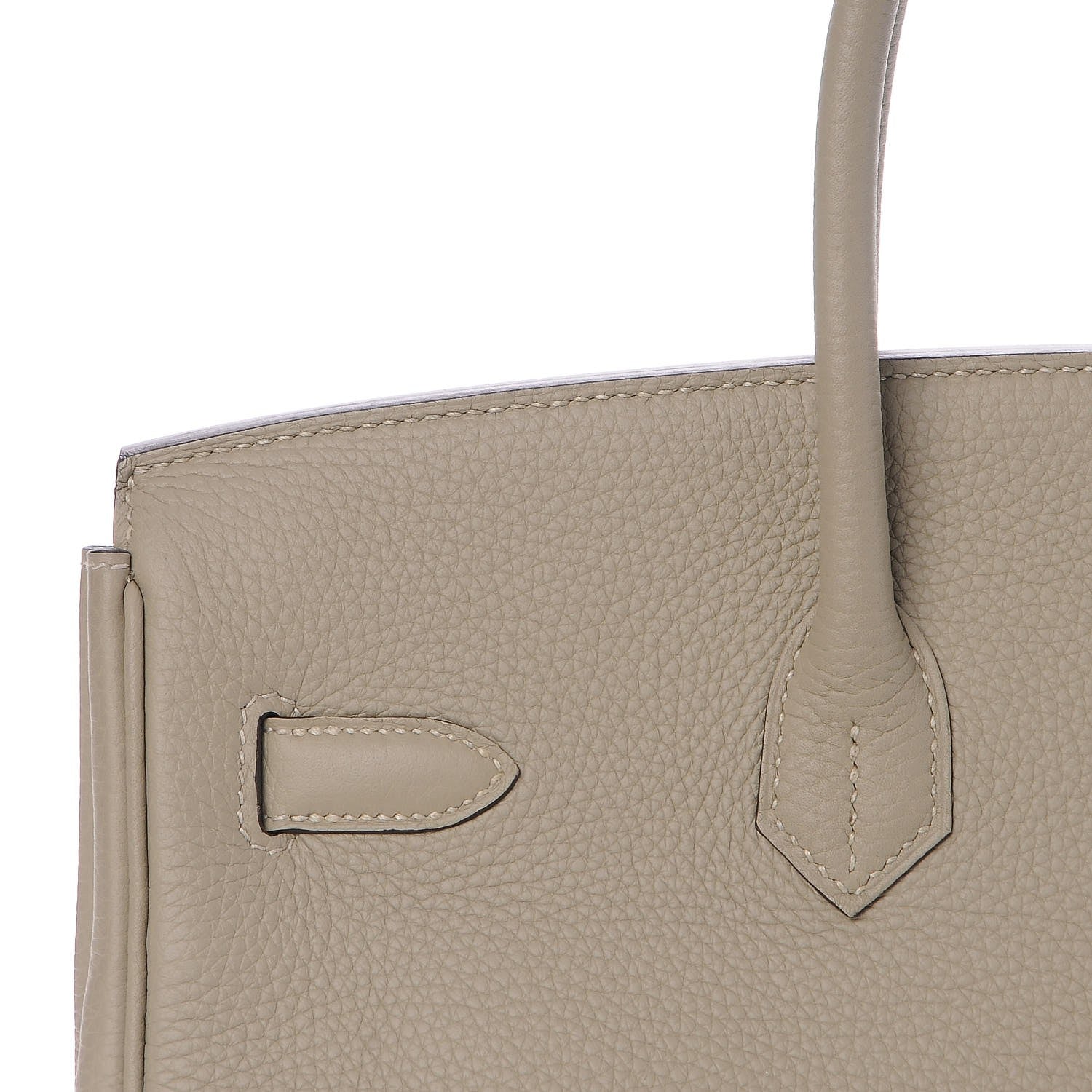 Hermes Taurillon Clemence Birkin 35 Sauge 26 of 32