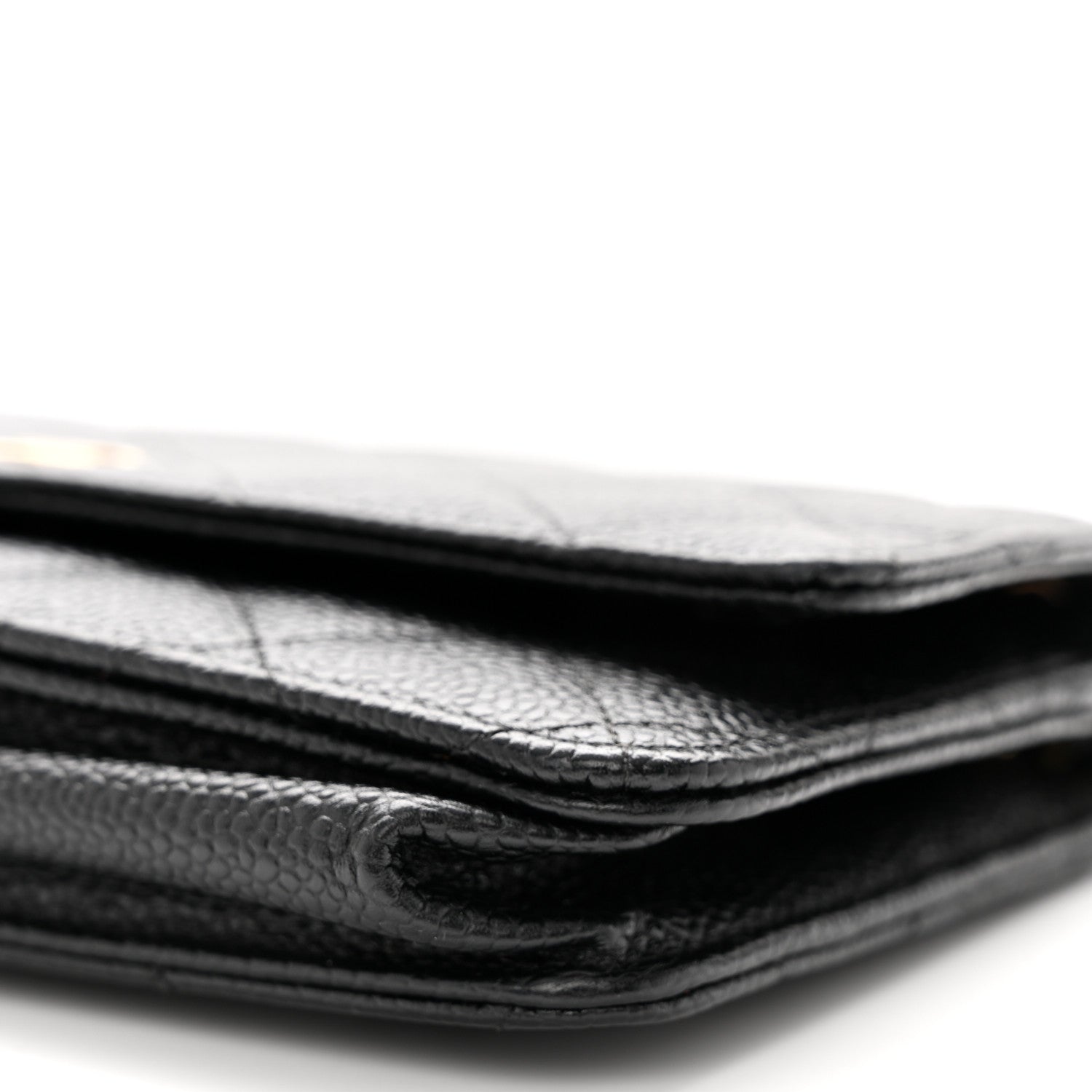 Chanel Caviar Quilted Wallet on Chain WOC Black 11 of 12