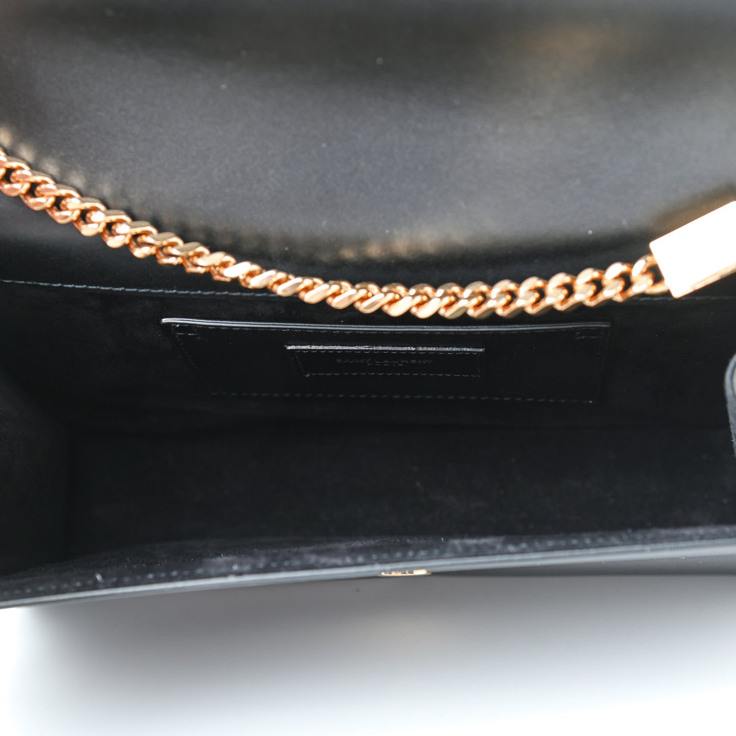 Saint Laurent Smooth Calfskin Medium Classic Monogram Kate Tassel Satchel Black 5 of 8