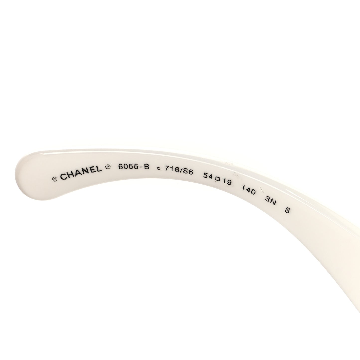 Acetate Metal Crystal Square Folding Sunglasses 6055-B White