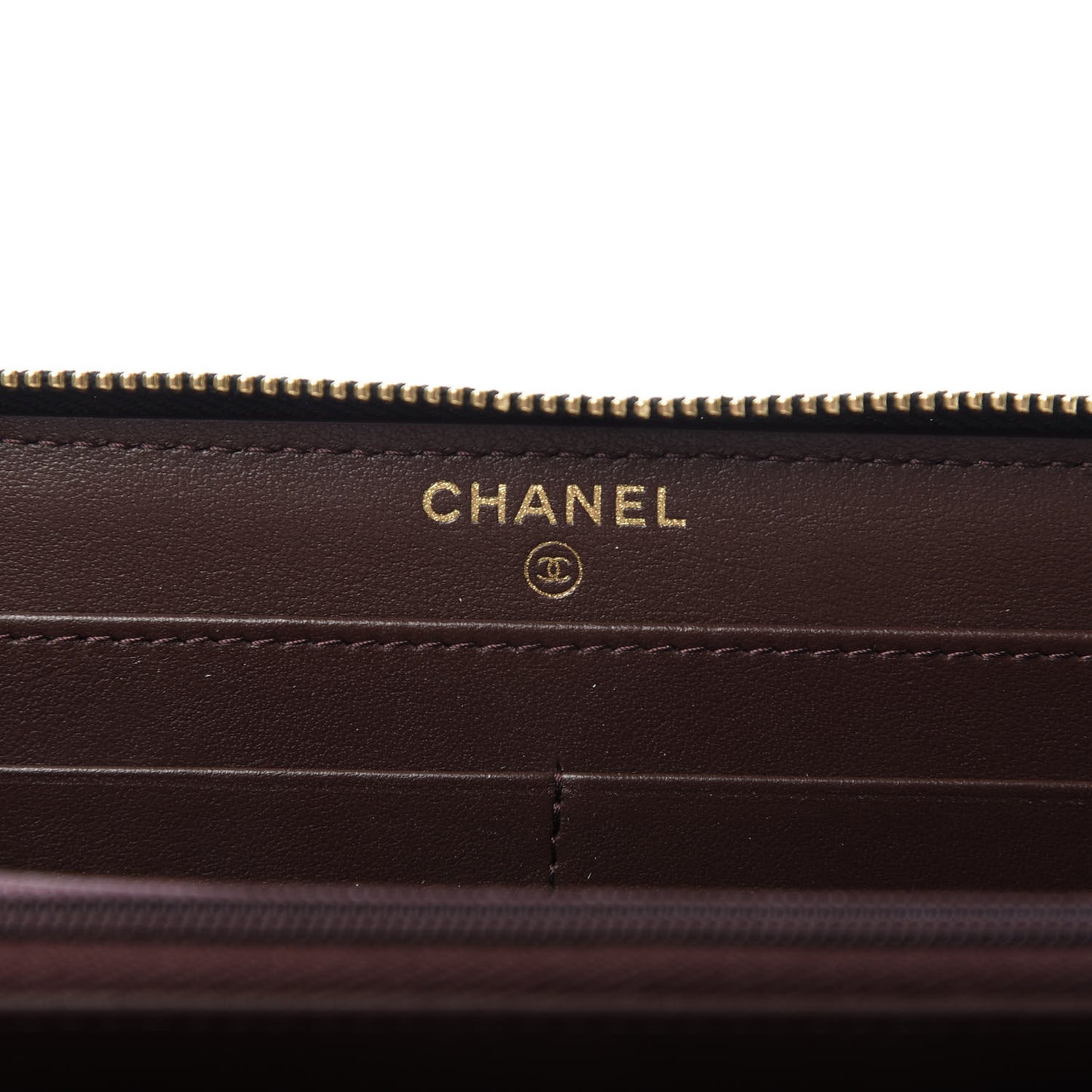 Caviar Quilted Large Gusset Zip Around Wallet Black