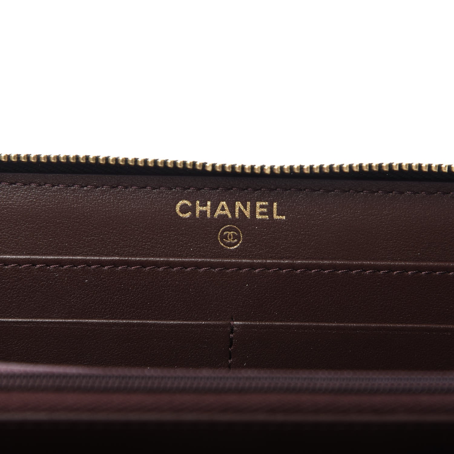 Chanel Caviar Quilted Large Gusset Zip Around Wallet Black 8 of 11