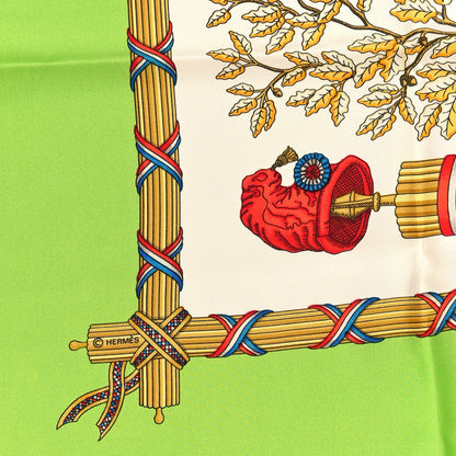 Hermes Silk Republique Francaise Liberte Egalite Fraternite 1789 Scarf 90 4 of 4