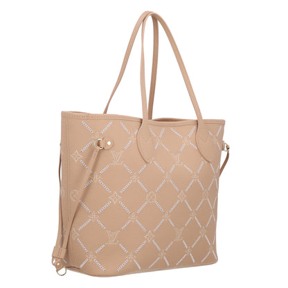 Louis Vuitton Empreinte Monogram Couture Neverfull MM Hazelnut 4 of 10
