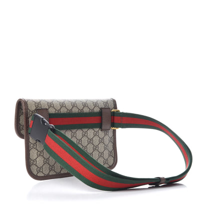 Gucci GG Supreme Monogram Neo Vintage Web Belt Bag Brown 3 of 10
