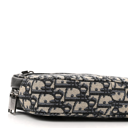 Christian Dior Oblique Safari Belt Bag Blue 6 of 9