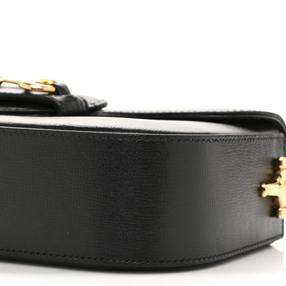 Gucci Azalea Calfskin Small Horsebit 1955 Chain Shoulder Bag Black 10 of 13