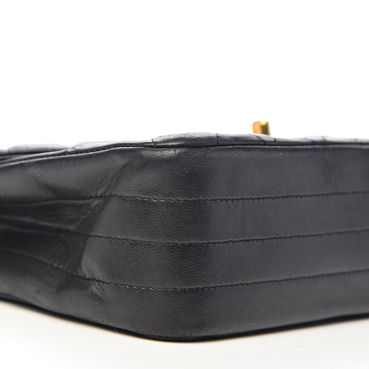 Chanel Lambskin Quilted Small Single Flap Black 12 of 15