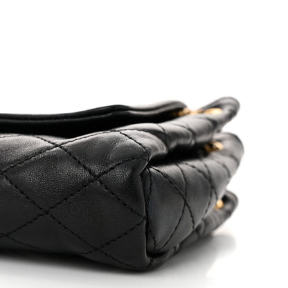 Saint Laurent Lambskin Quilted Monogram Mini Nolita Black 10 of 10