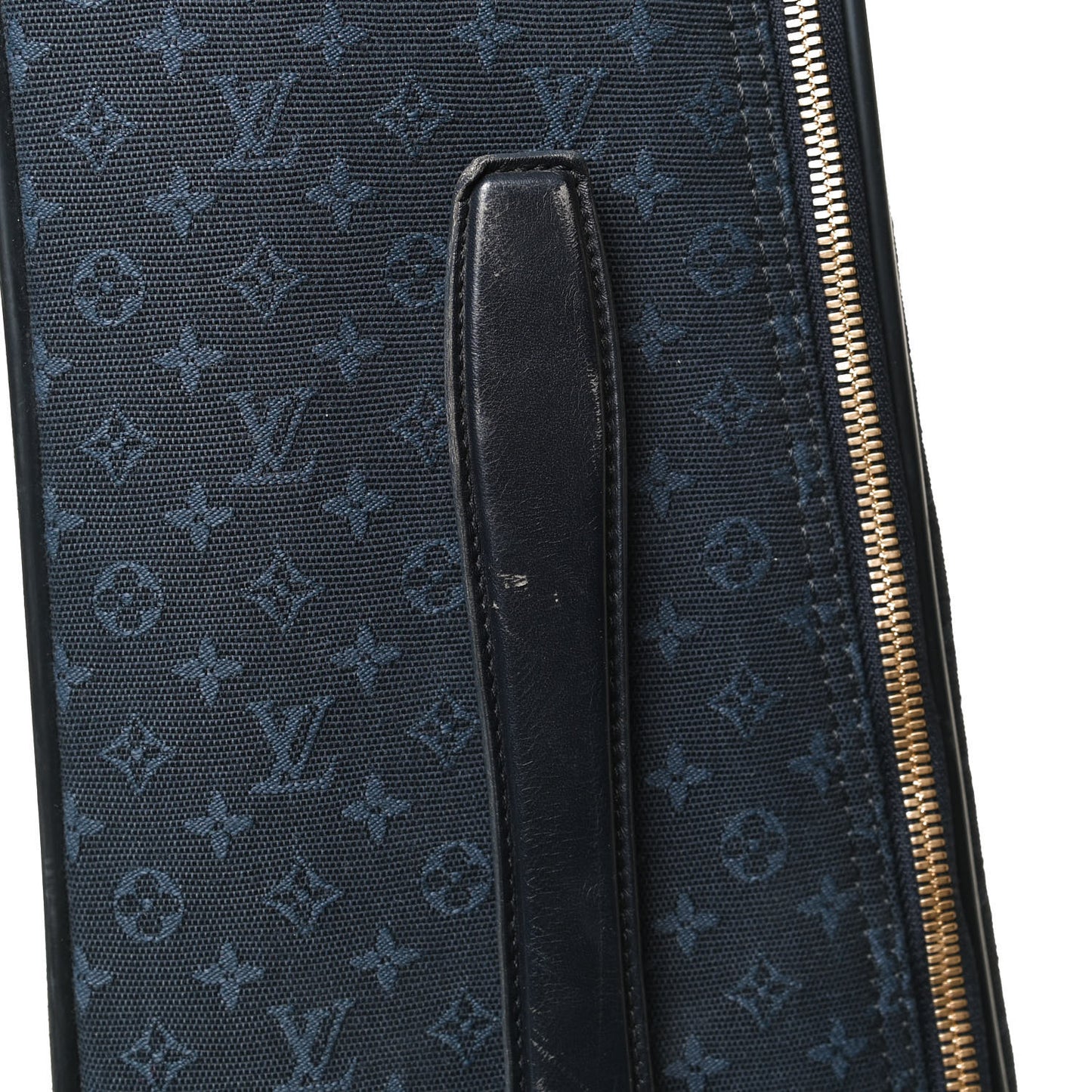 Mini Monogram Rolling Luggage Blue