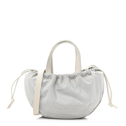 Bottega Veneta French Calfskin Small Shell White Frost 3 of 14