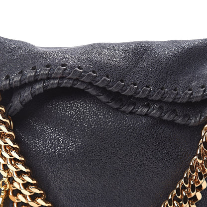 Stella McCartney Shaggy Deer Mini Falabella Fold Over Tote Navy 10 of 10