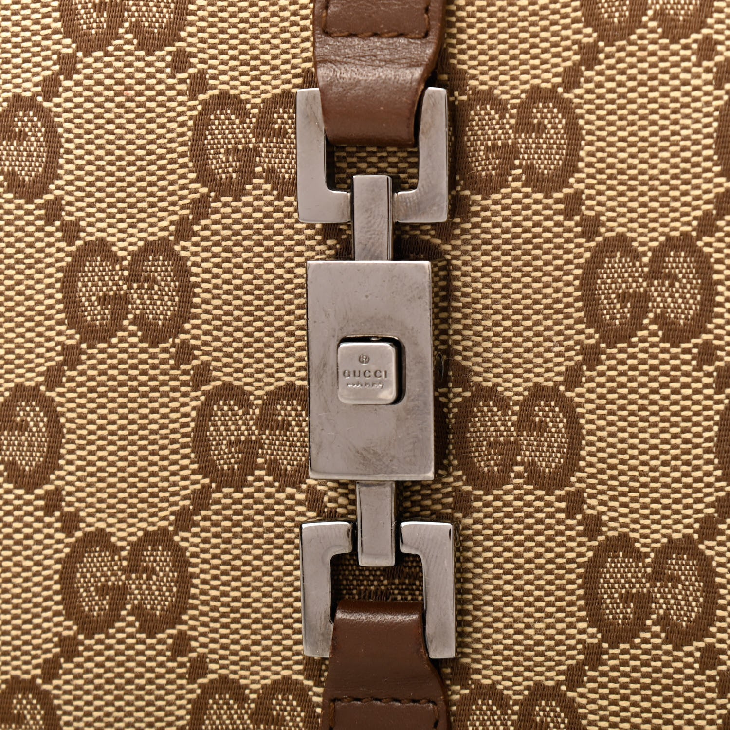 Gucci Monogram Compact Wallet Brown 8 of 10