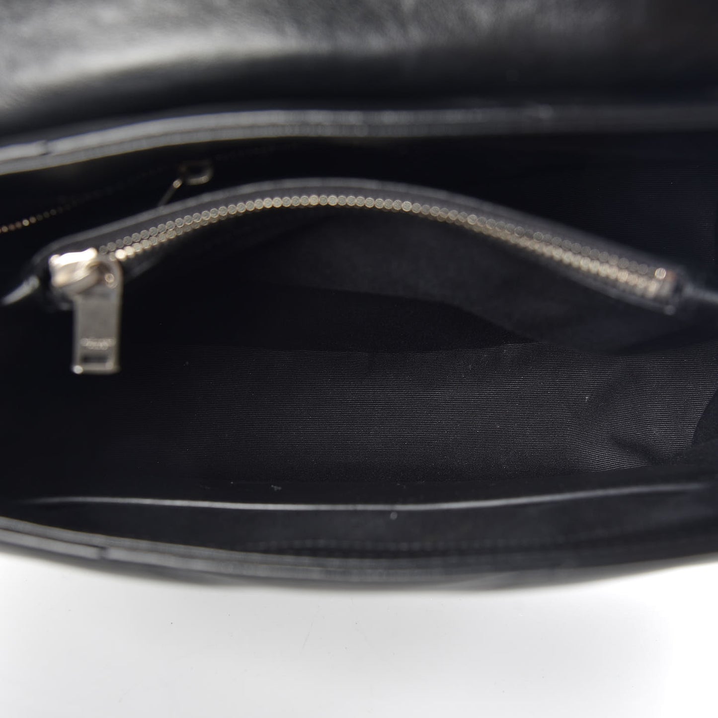 Calfskin Y Quilted Monogram Medium Loulou Satchel Black