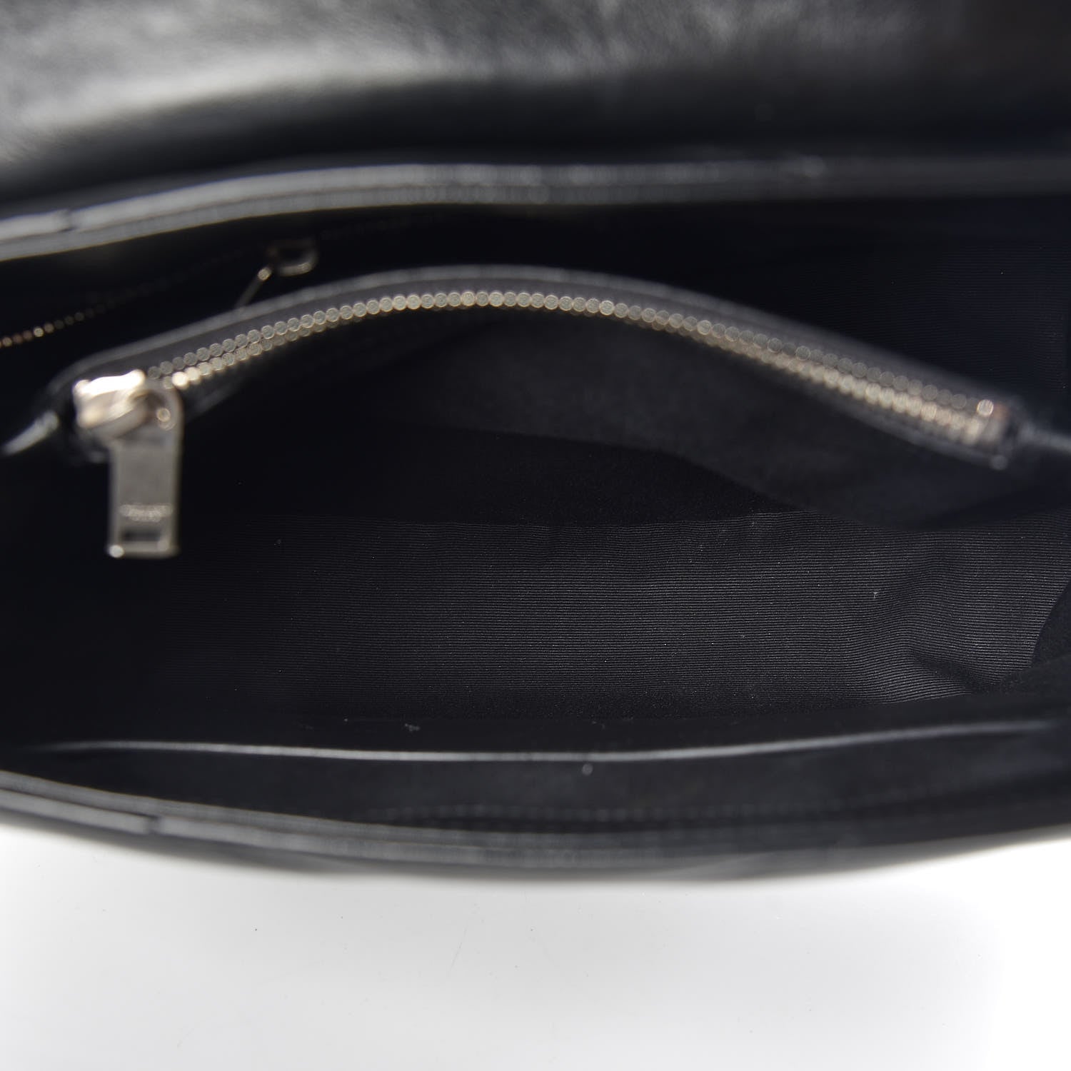 Saint Laurent Calfskin Y Quilted Monogram Medium Loulou Satchel Black 6 of 12