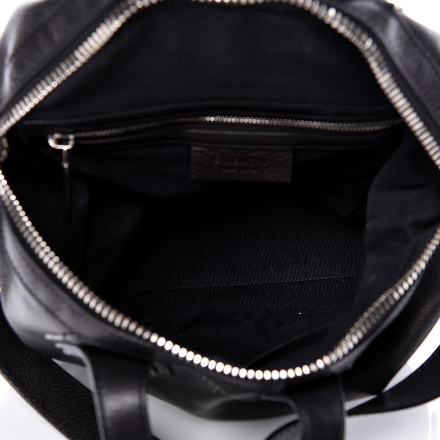 Pebbled Calfskin Small Nightingale Black