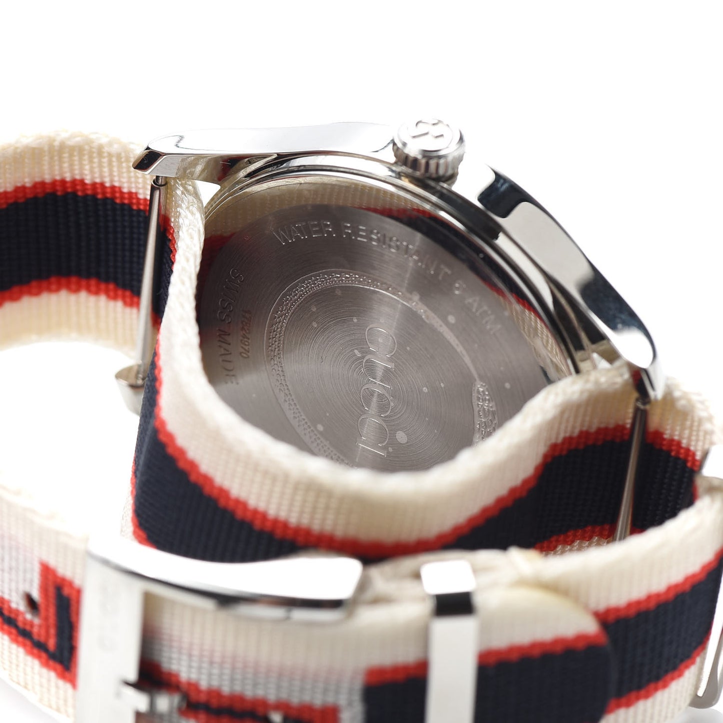 Stainless Steel Nylon 38mm G-Timeless Web Quartz Watch White