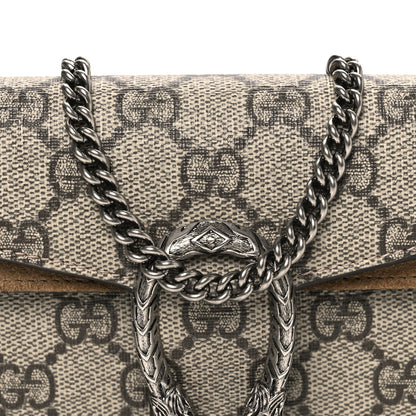 Gucci GG Supreme Monogram Super Mini Dionysus Shoulder Bag Taupe 7 of 10