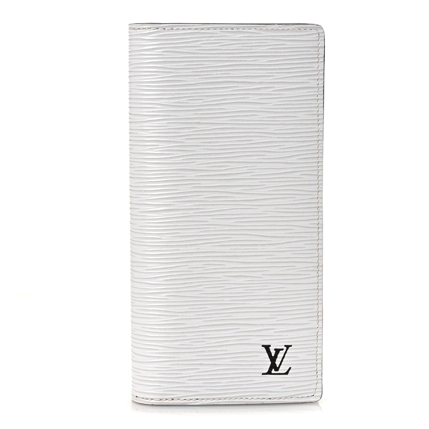 Monogram Epi Brazza Wallet White Black