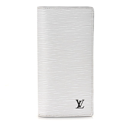 Louis Vuitton Monogram Epi Brazza Wallet White Black 1 of 6