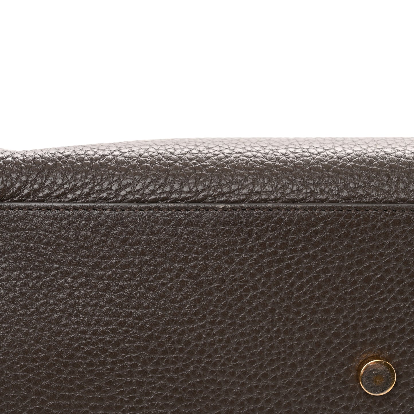 Grained Calfskin Small Sac De Jour Fog
